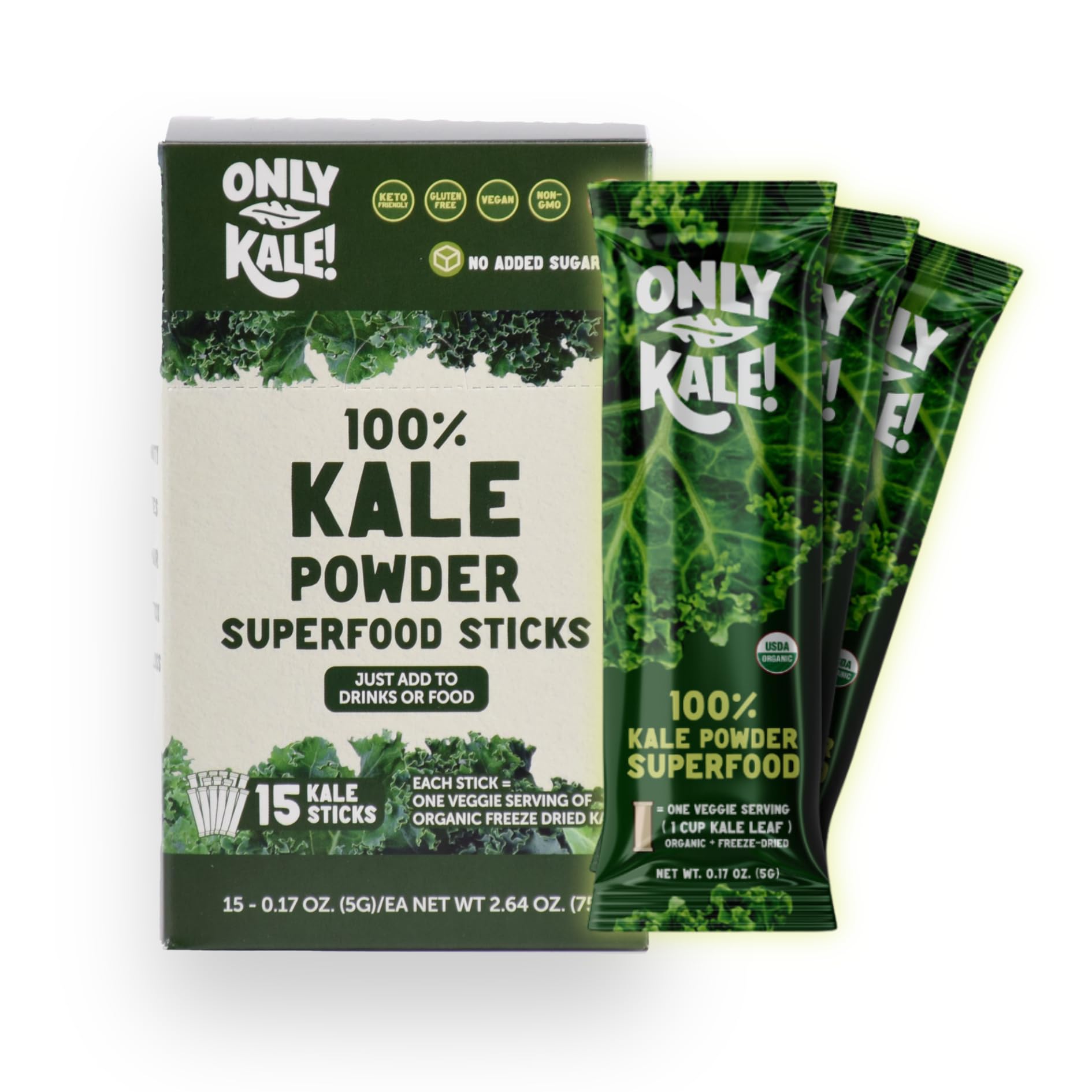 OnlyKale Organic Kale Powder front view packaging