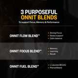 ONNIT Alpha Brain Cognitive Support Supplement on a desk