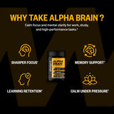 ONNIT Alpha Brain Cognitive Support Supplement packaging