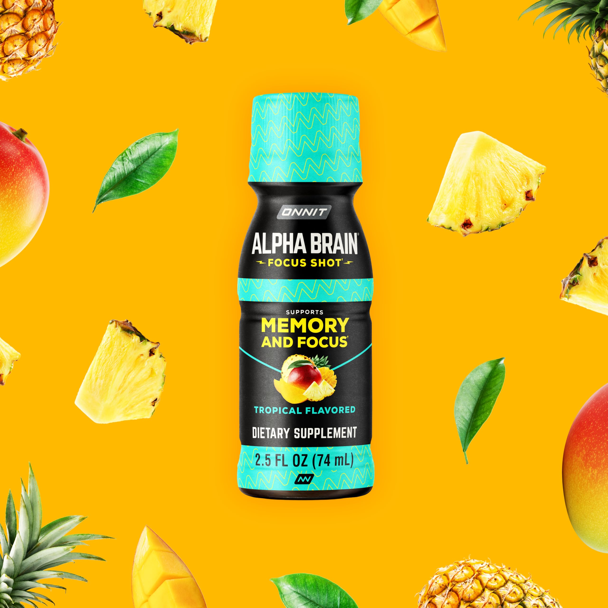 ONNIT Alpha BRAIN Focus Shot packaging display