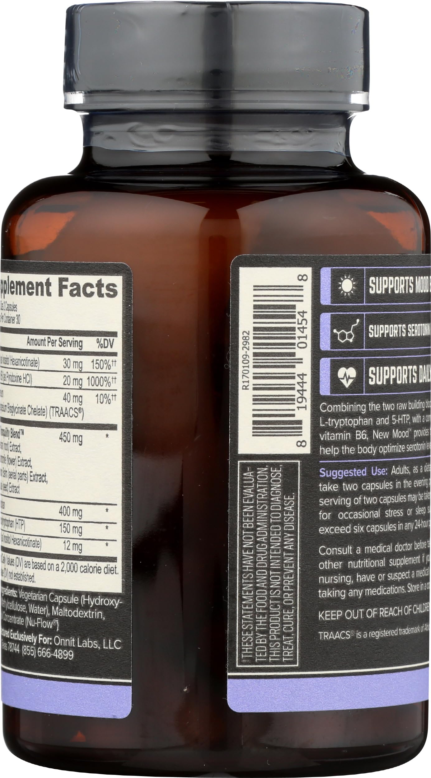 ONNIT New Mood Supplement capsule close-up