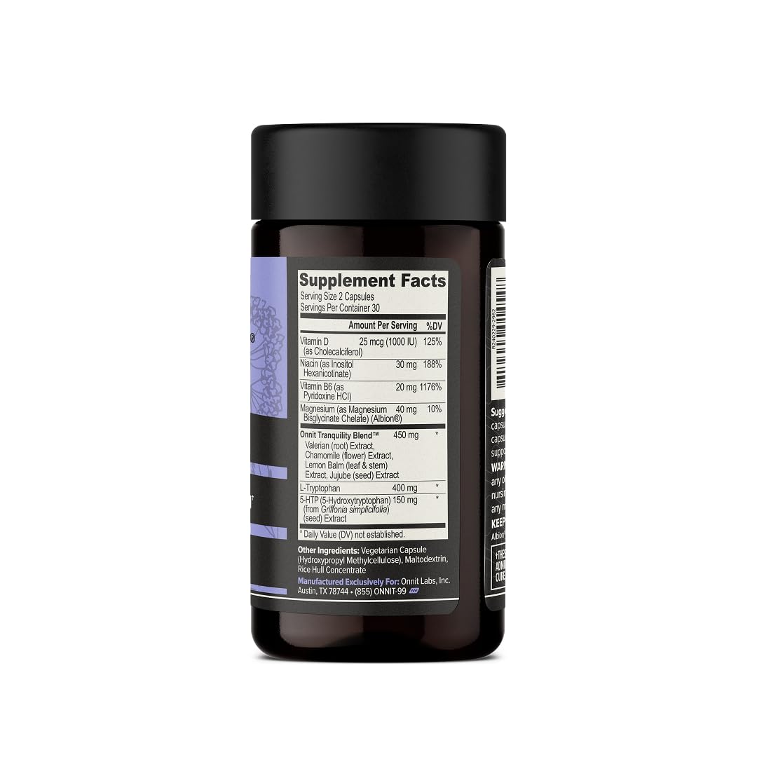 ONNIT New Mood Supplement ingredients list