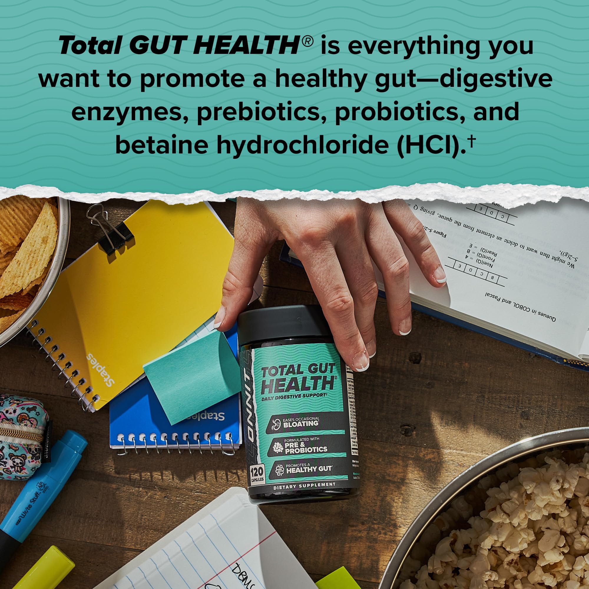 ONNIT Total a daily routine bottle with capsules