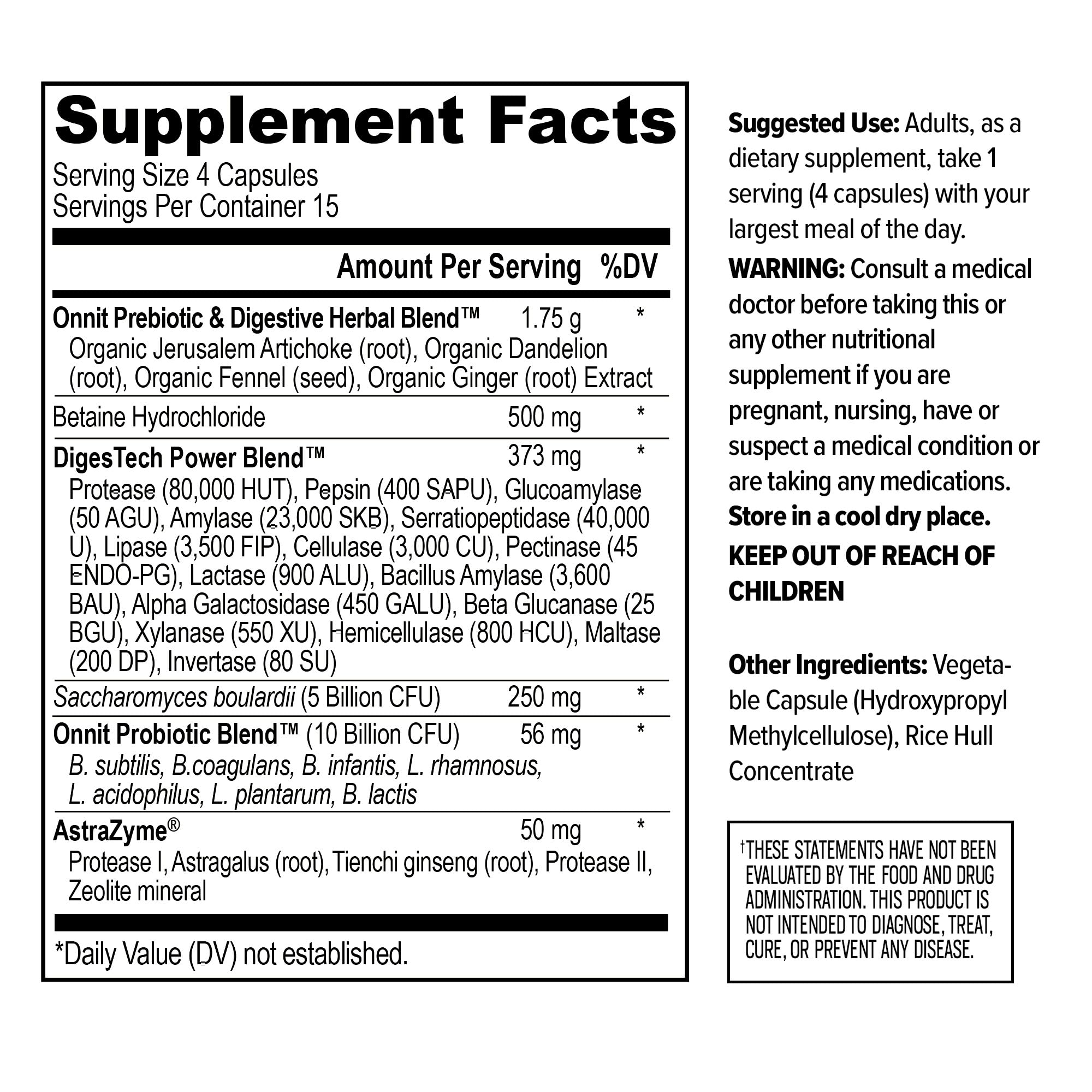 ONNIT Total a daily routine ingredients list