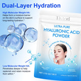 Onznoz Hyaluronic Acid Powder texture close-up