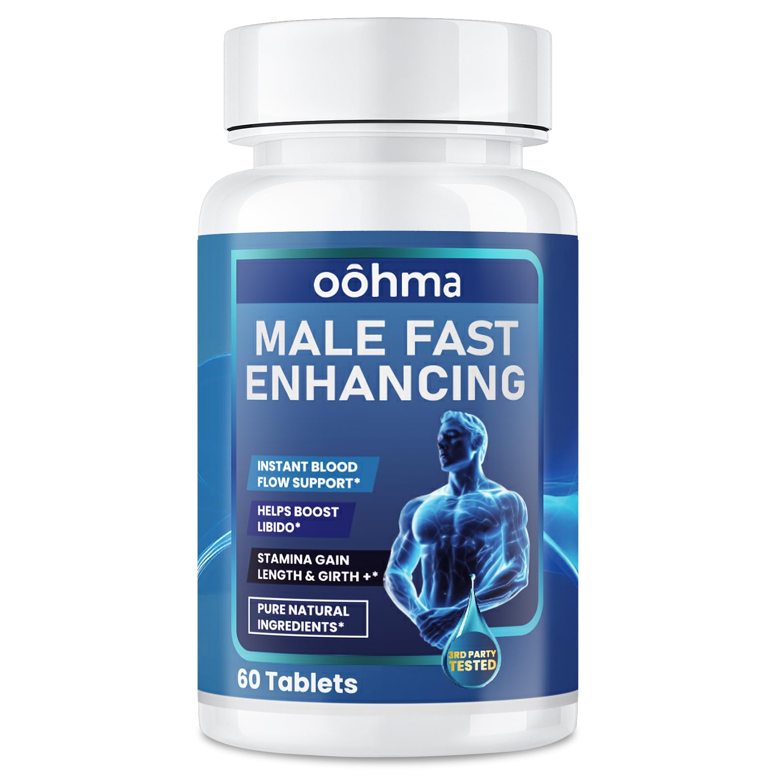Oohma Blended Vitamin & Mineral Supplement 60 Capsules front view
