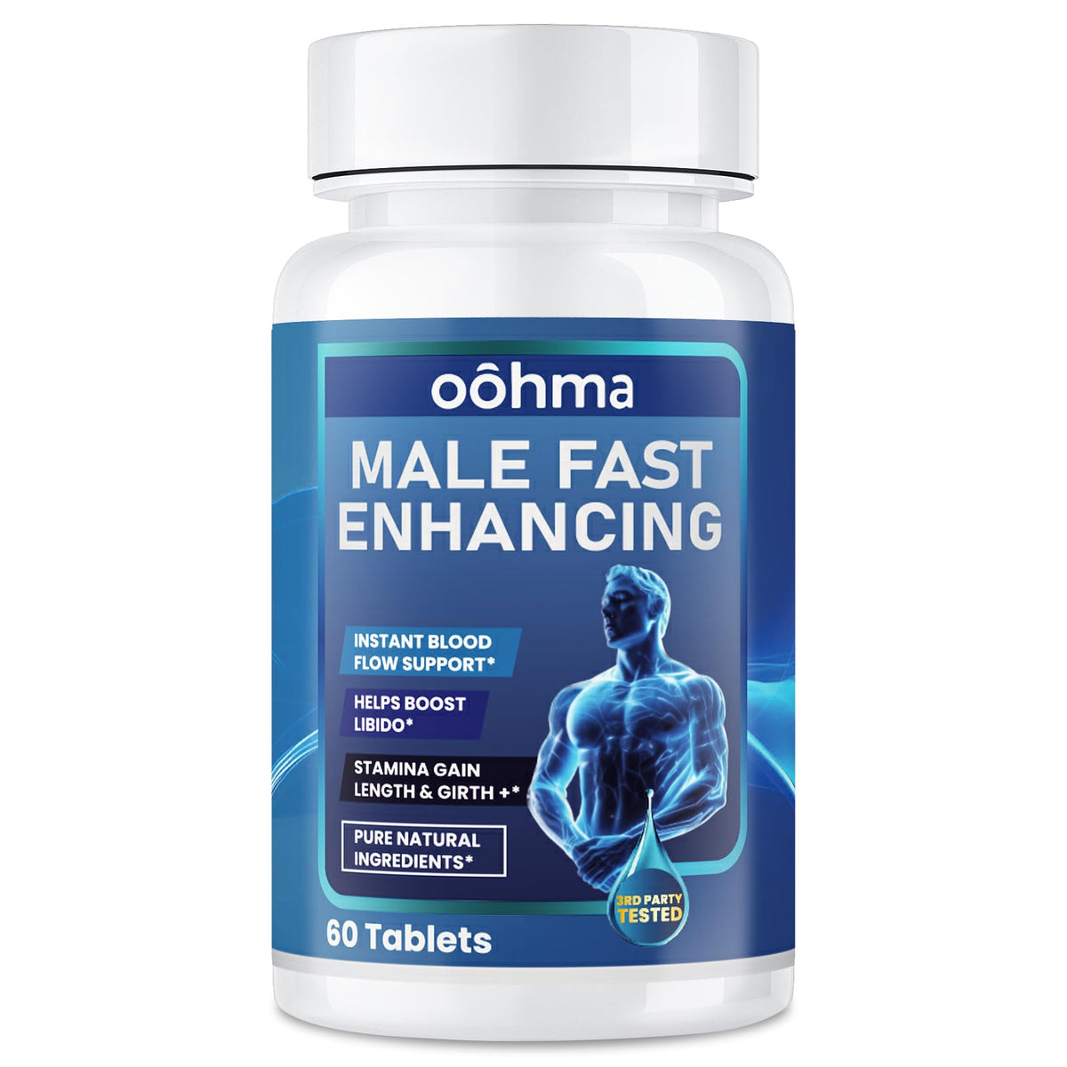 Oohma Blended Vitamin & Mineral Supplement 60 Capsules front view