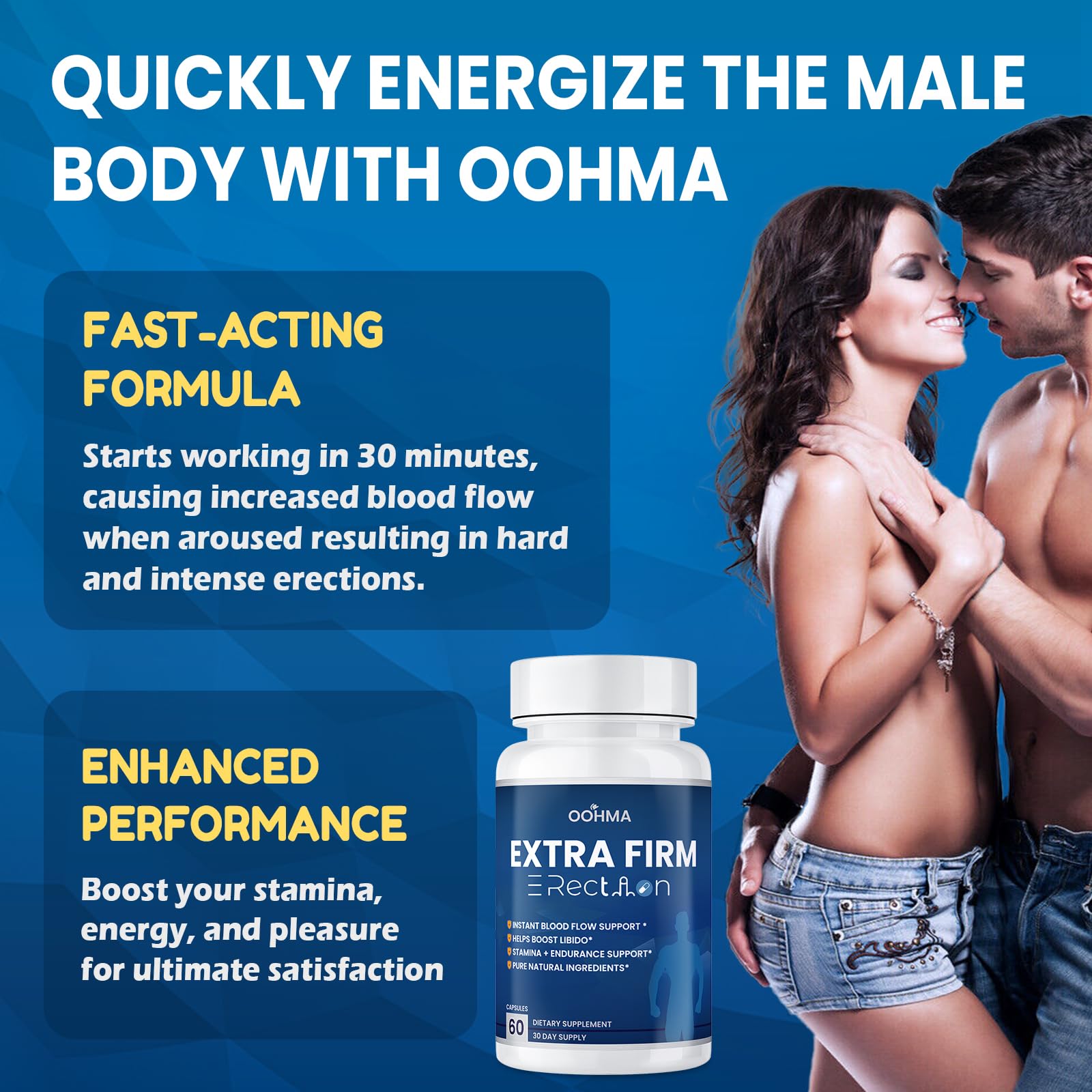 Oohma Blended Vitamin & Mineral Supplement capsules in hand