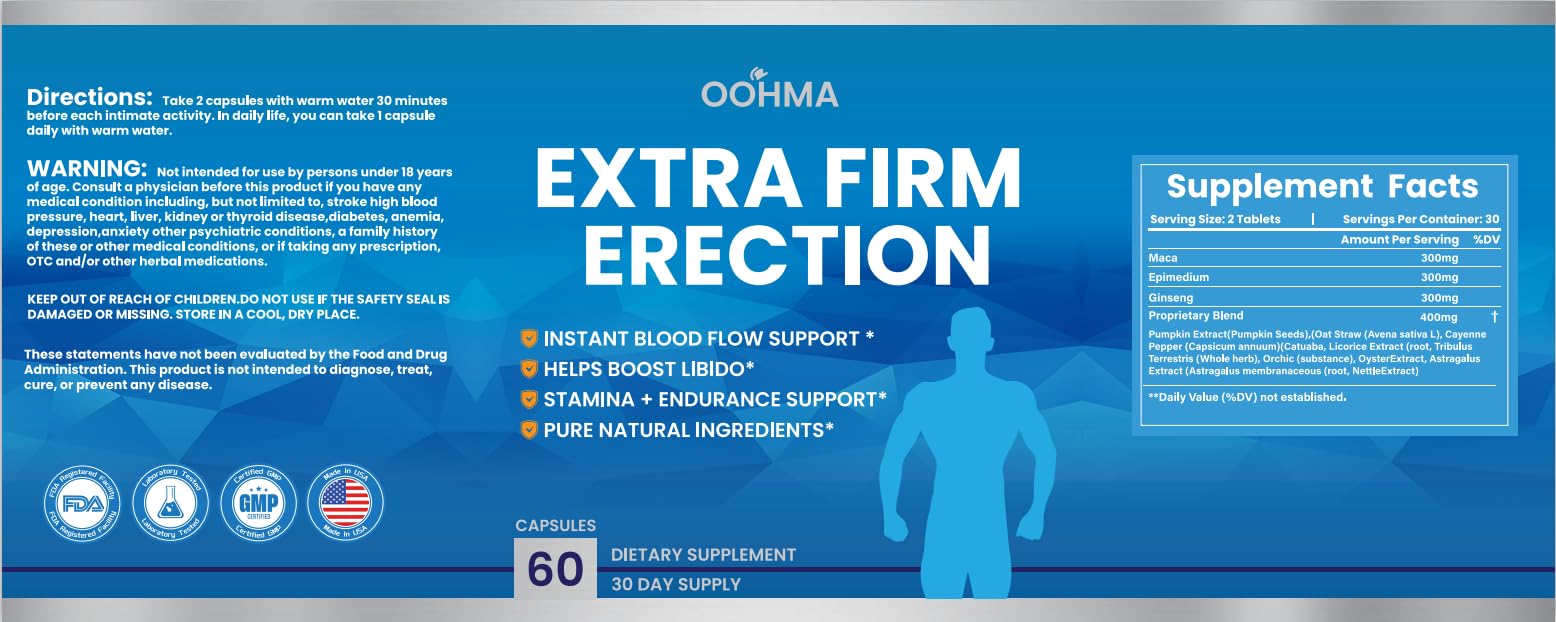 Oohma Blended Vitamin & Mineral Supplement side view