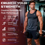 ooioo Creatine Monohydrate Gummies mixed berry flavour close-up