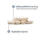 ooioo NMN Supplement 1000mg bottle side view