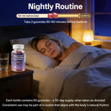 Oopeatol Melatonin Gummies sugar-free label