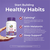 Open bottle of MARYRUTH'S Melatonin 5mg Sleep Gummies with gummies visible