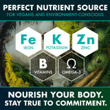 Open bottle of Secret Element Sea Moss Capsules with capsules visible