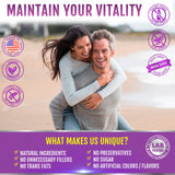 Open bottle of SYLAN Resveratrol 1000mg Capsules