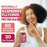 Open bottle of VAJYKEWJY Calcium Citrate Gummies with gummies scattered
