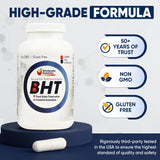 Open capsule of Wholesale Nutrition BHT Antioxidant