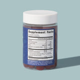 Open jar of MAKE TIME Beauty Sleep Gummies displaying gummies