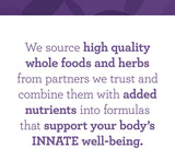Open pack of Innate Response Formulas Baby & Me Prenatal Vitamins with tablets displayed