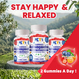 Open pack of Pets Purest Ashwagandha Gummies with gummies visible
