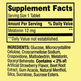 Open pack of Spring Valley Melatonin Gummies showing gummies