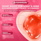 Open package of EnvyCure Methyl Folate B12 Gummies showing contents