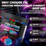 Open package of tsunshnes Creatine Gummies with some gummies visible