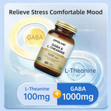 oppuland GABA & L-Theanine 60 Veggie Capsules bottle with label