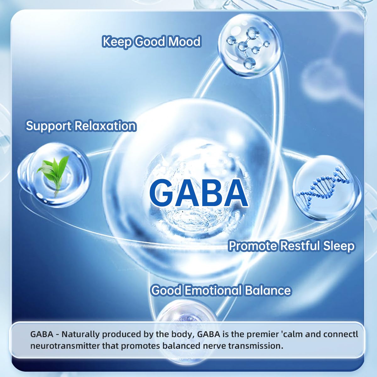 oppuland GABA & L-Theanine capsules in hand