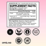 Oppuland Methyl B-12 5000mcg bottle with tablets