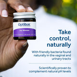 Optibac Probiotics Women's Probiotic capsules with a measuring spoon
