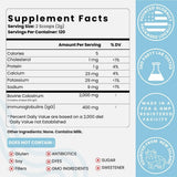 Optimal 5-HTP Colostrum Powder jar with scoop