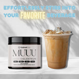 Optimal 5-HTP Colostrum Powder serving suggestion