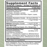 Optimal Health Systems Multi-Enzymes side view with capsule details