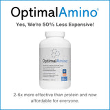 OptimalAmino BCAAs packaging with multiple flavour options