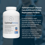 OptimalAmino BCAAs side view showing ingredients list