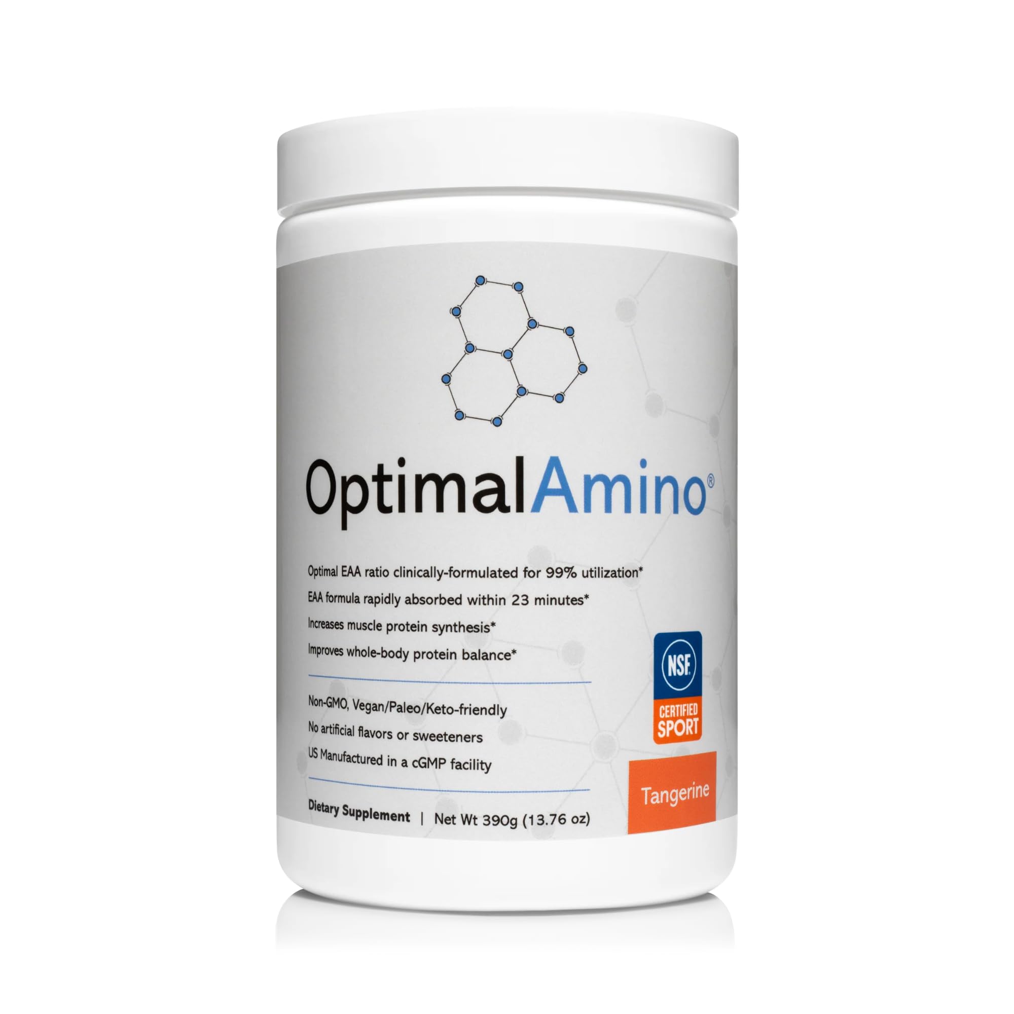 OptimalAmino Complete Amino Acid Supplement 472g front view