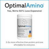 OptimalAmino Complete Amino Acid Supplement 490g powder with shaker bottle