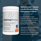 OptimalAmino Complete Amino Acid Supplement powder scoop