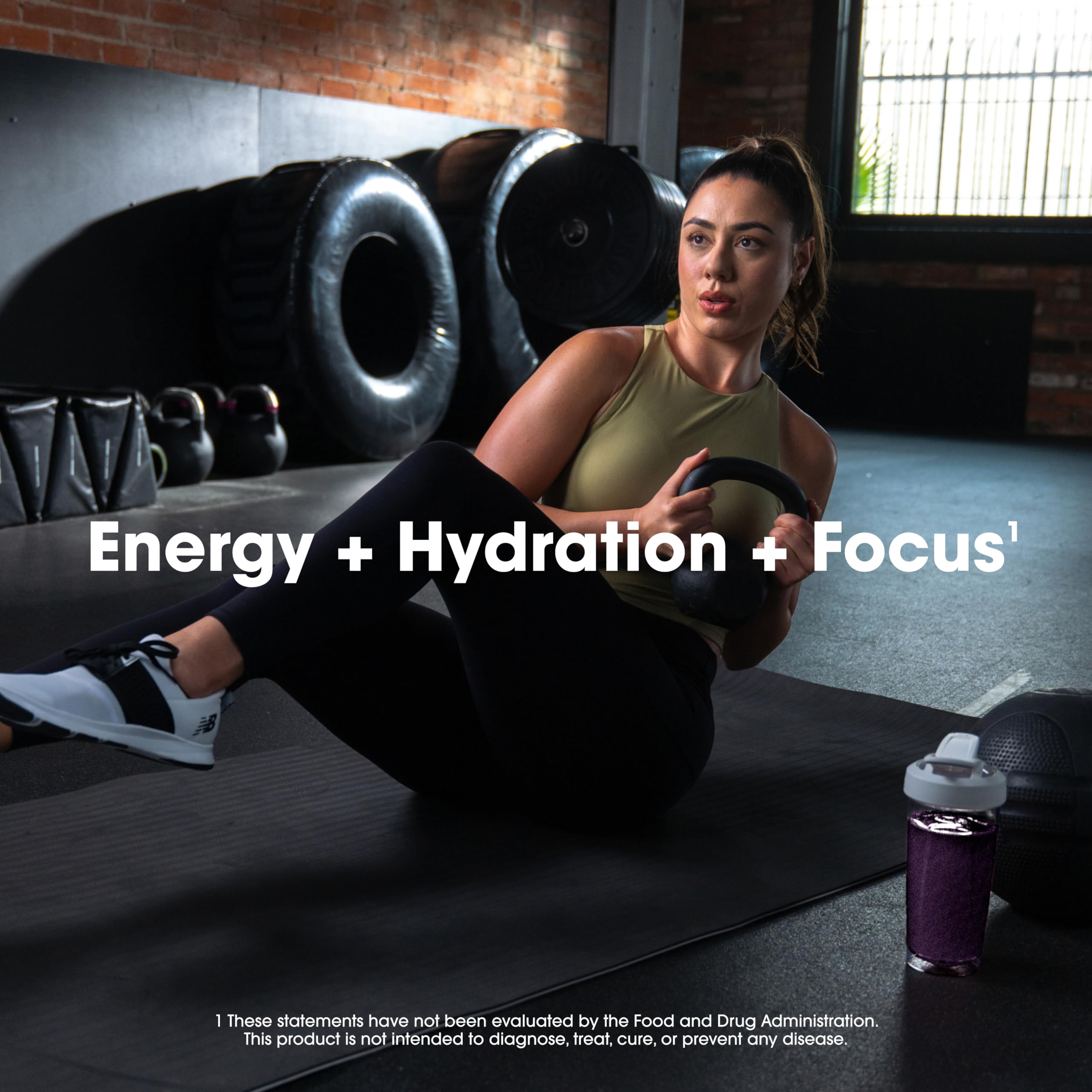 Optimum Nutrition Amin.O. Energy Hydration + Focus 270g with shaker bottle