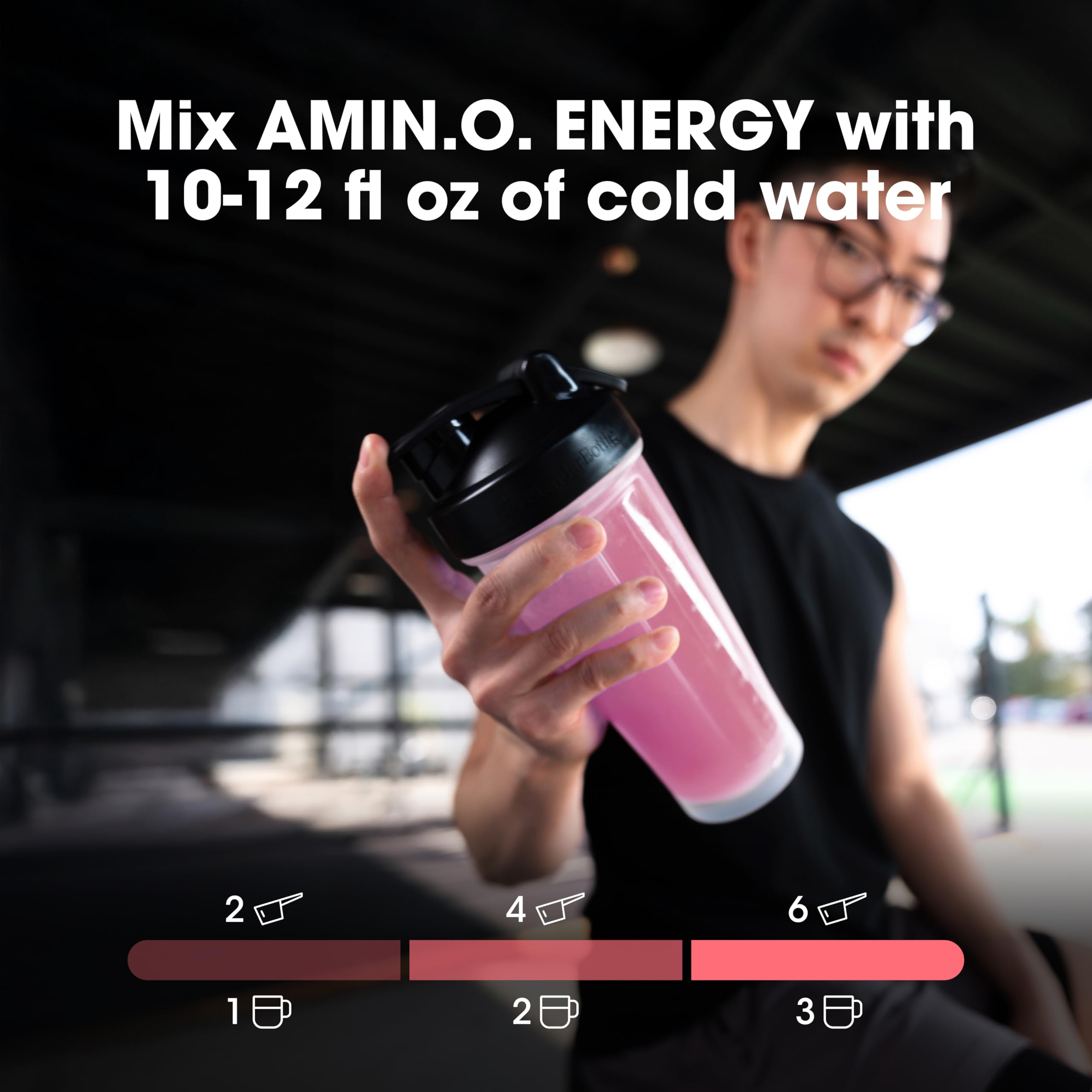 Optimum Nutrition Amin.O. Energy Hydration + Focus 585g lifestyle shot