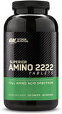 Optimum Nutrition Amino 2222 tablets front view with packaging