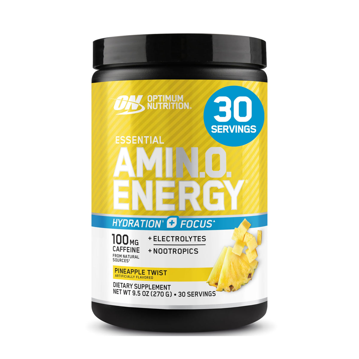 Optimum Nutrition Amino Energy Plus Electrolytes 285g front view