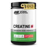 Optimum Nutrition Creatine [+] 720g Strawberry Peach powder front view