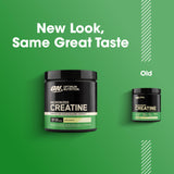 Optimum Nutrition Creatine Monohydrate 300g powder in a gym setting