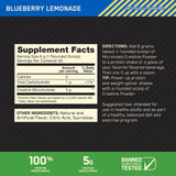 Optimum Nutrition Creatine Monohydrate 360g Blueberry Lemonade packaging