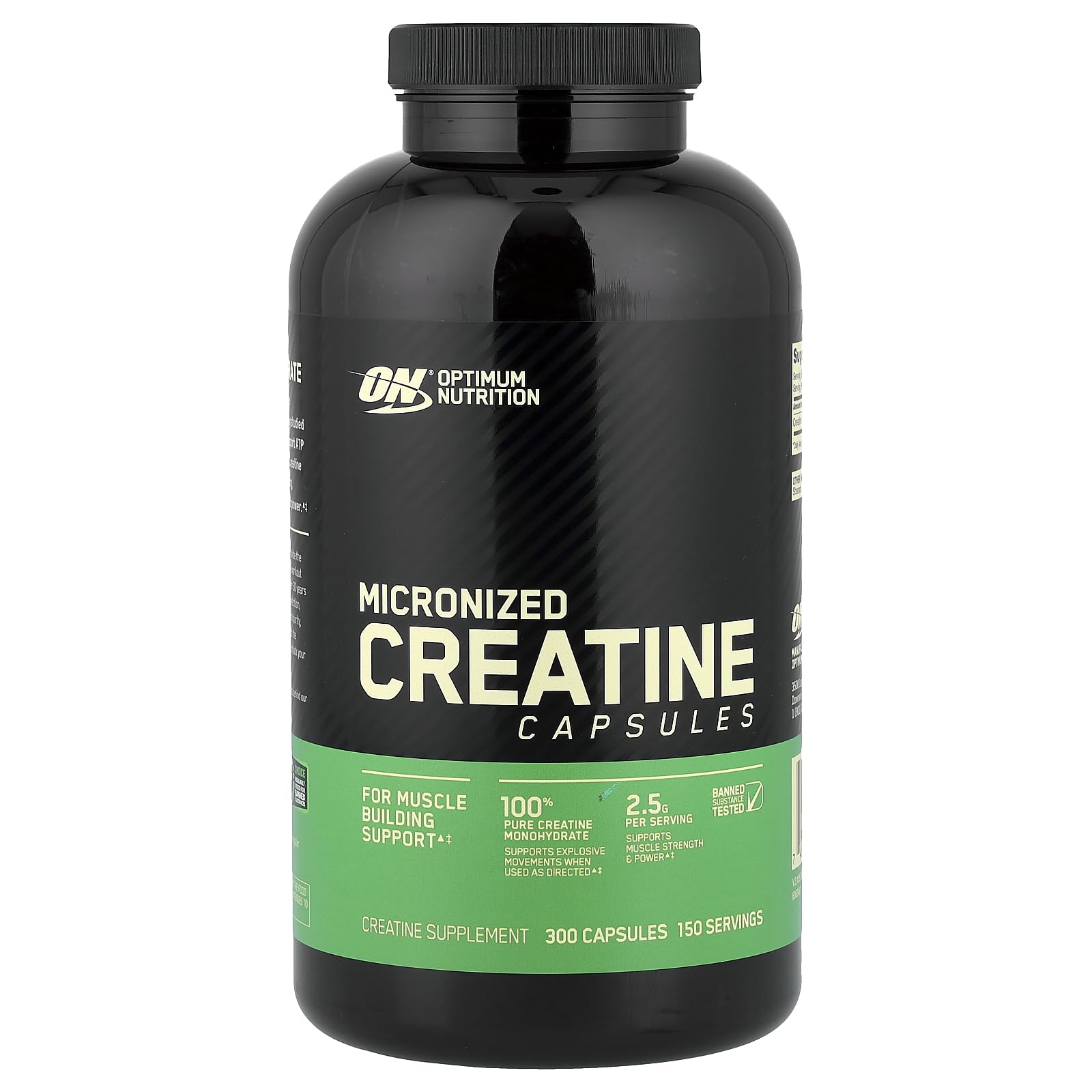 Optimum Nutrition Creatine Monohydrate 499g front view