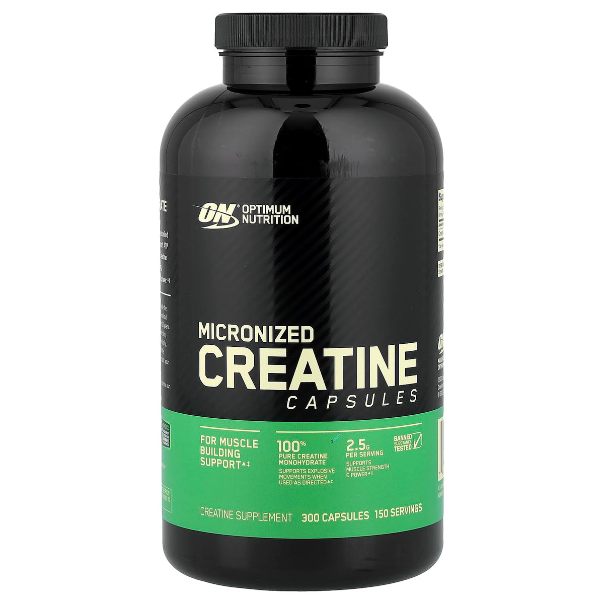 Optimum Nutrition Creatine Monohydrate 499g front view