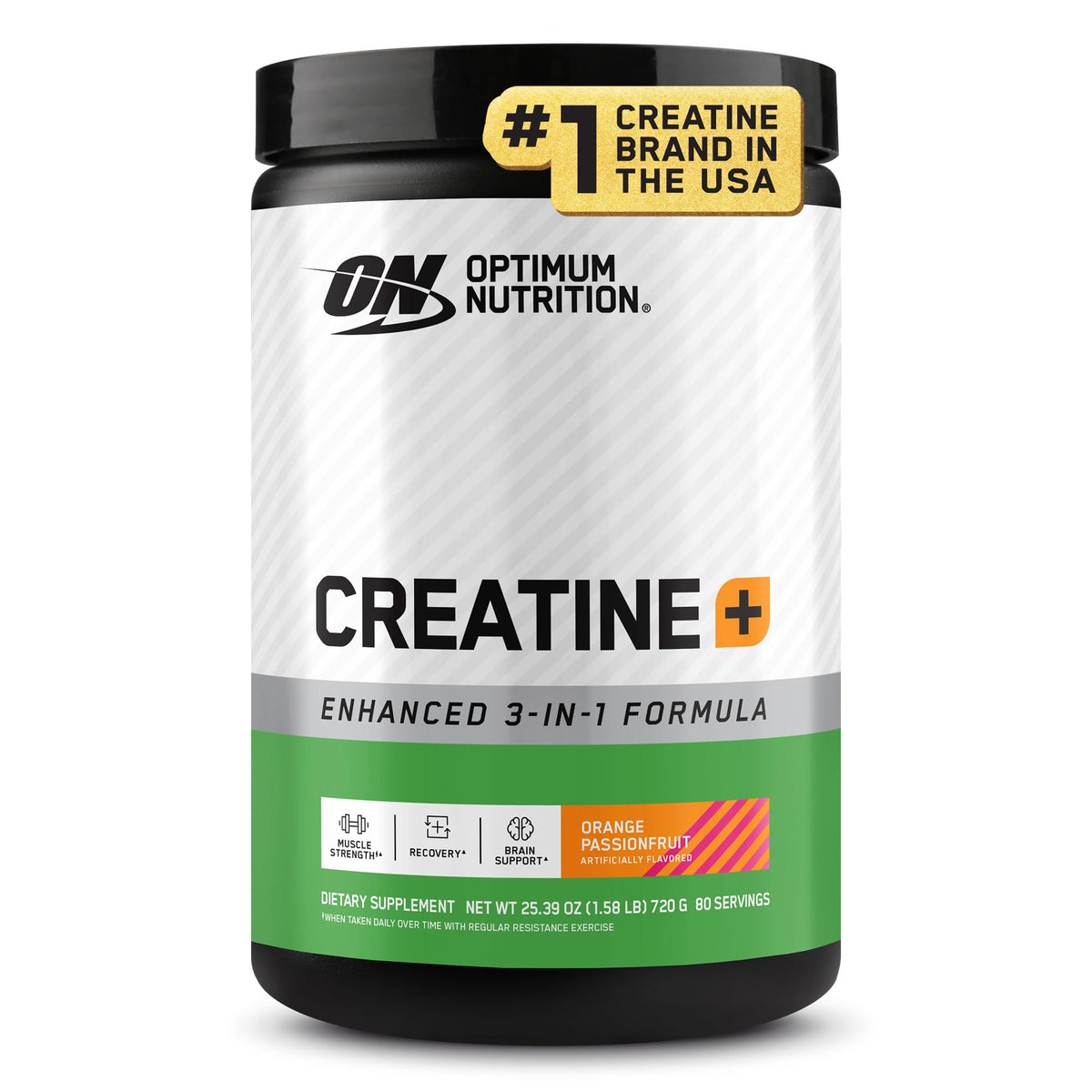 Optimum Nutrition Creatine [+] Powder Mix 720g front view