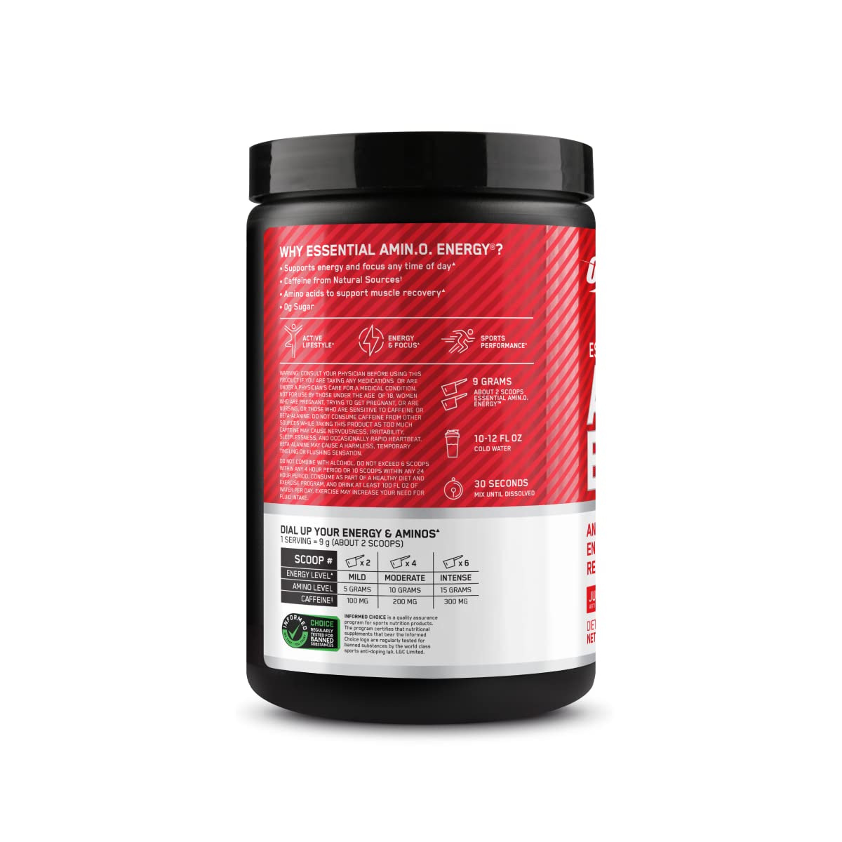Optimum Nutrition Essential AMIN.O. ENERGY 270g flavour options